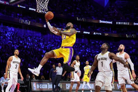 lebron stats vs pelicans|Lakers vs. Pelicans final score, results: LeBron James, LA advance to.